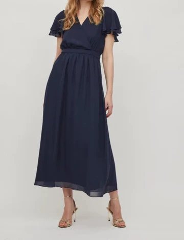 Rochie Lunga Vila, bleumarin