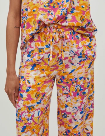 Pantaloni Vila, mix culori