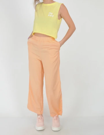 Pantaloni Vila, piersica
