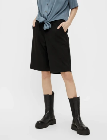 Pantaloni scurti Object, negru