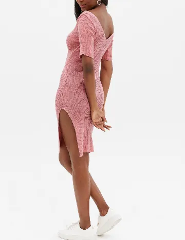 Rochie medie Cameo Rose, roz