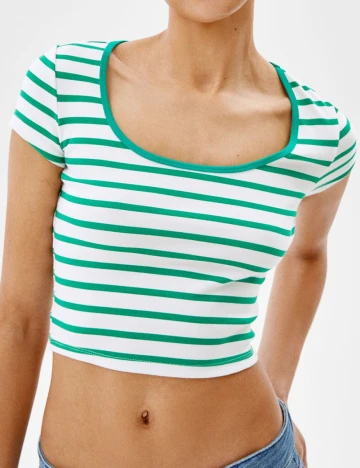 Top Bershka, verde