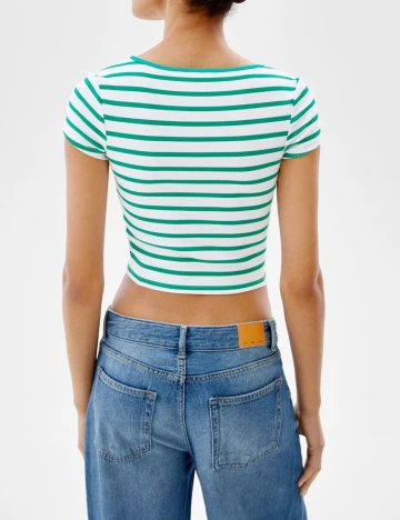 Top Bershka, verde