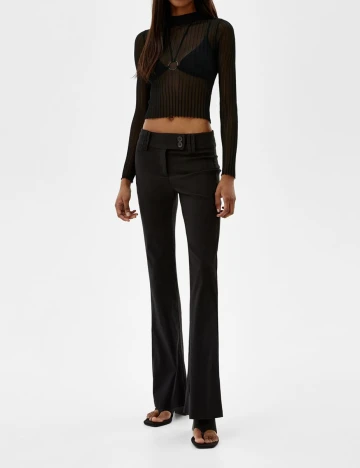 Top Bershka, negru