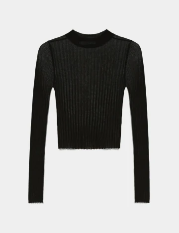Top Bershka, negru