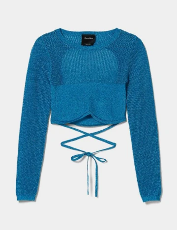 Top Bershka, albastru