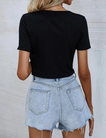 Top SHEIN, negru