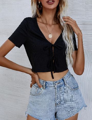 Top SHEIN, negru, L