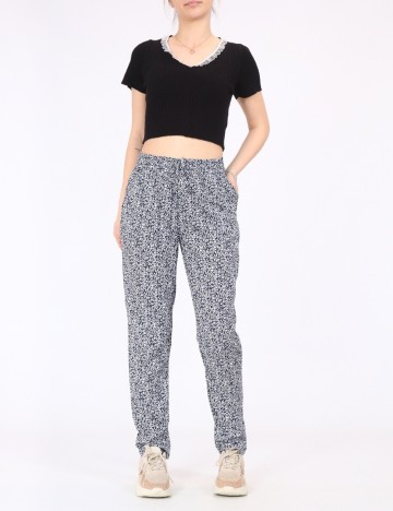 Pantaloni Hailys, bleumarin