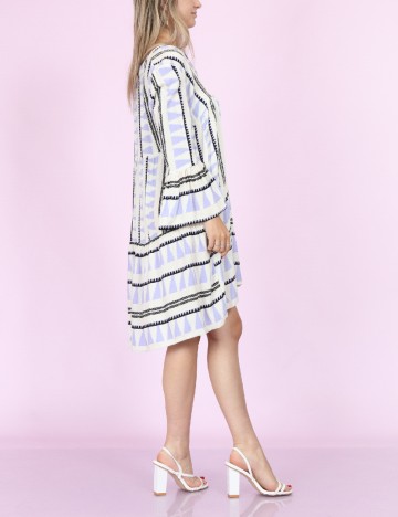 Rochie scurta Hailys, ecru