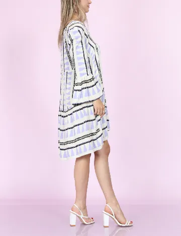 Rochie scurta Hailys, ecru