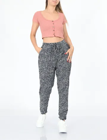 Pantaloni Hailys, bleumarin