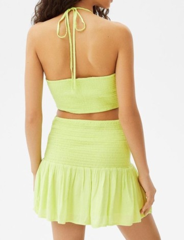 Fusta Bershka, verde