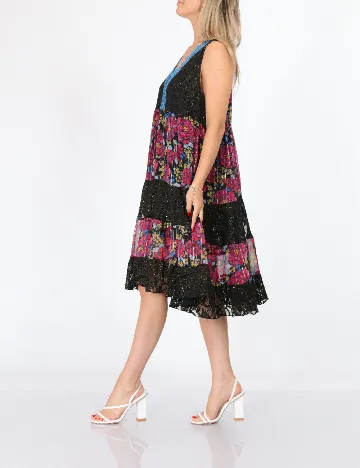 Rochie medie Savage Culture, mix culori