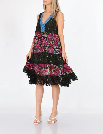 Rochie medie Savage Culture, mix culori