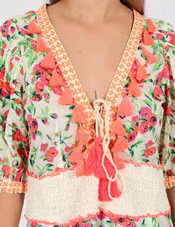 Rochie scurta Savage Culture, floral