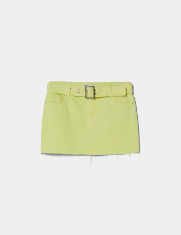 Fusta Bershka, verde