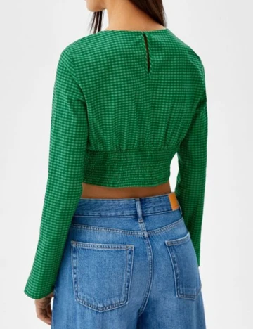 Top Bershka, verde