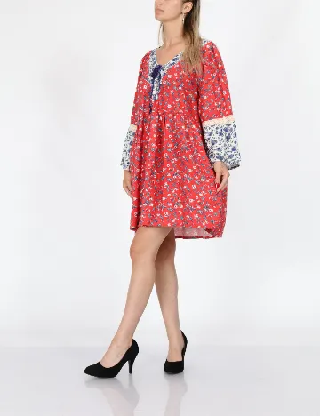 Rochie scurta Savage Culture, rosu