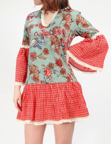 Rochie scurta Savage Culture, floral
