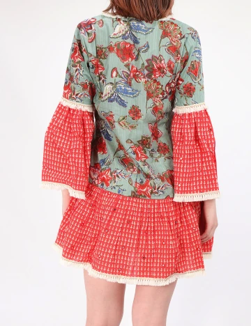 Rochie scurta Savage Culture, floral