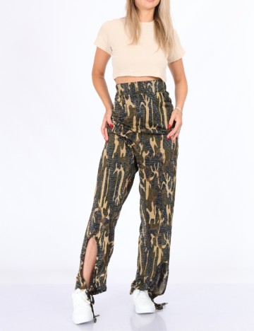 Pantaloni Savage Culture, army, L