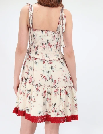 Rochie Scurta Savage Culture, crem