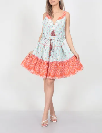 Rochie scurta Savage Culture, bleu
