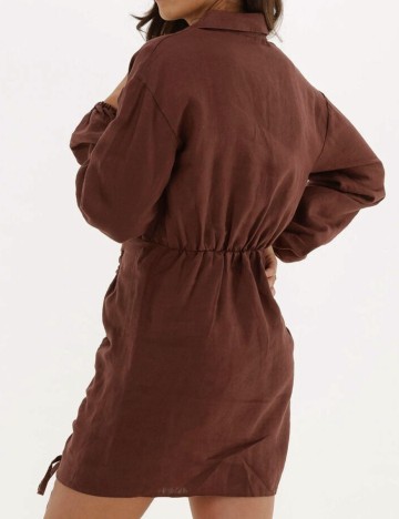 Rochie scurta NA-KD, maro