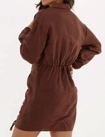 Rochie scurta NA-KD, maro