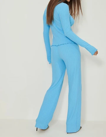 Pantaloni NA-KD, albastru