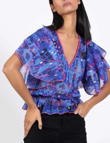 Bluza Savage Culture, albastru