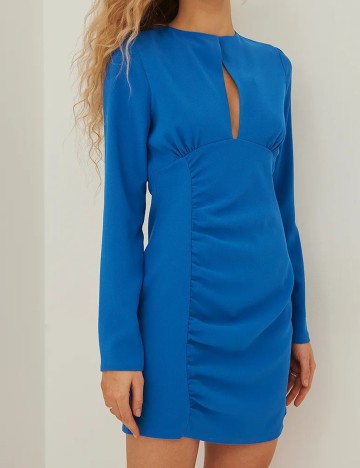 Rochie scurta NA-KD, albastru
