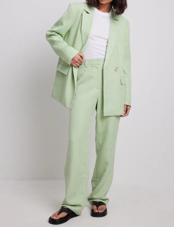 Pantaloni NA-KD, verde