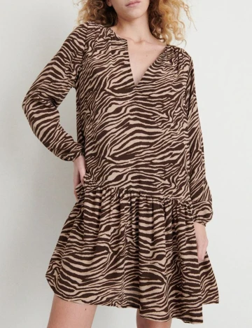Rochie Scurta Reserved, maro