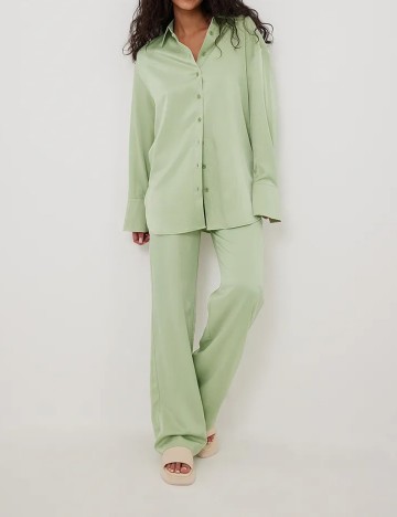 Pantaloni NA-KD, verde