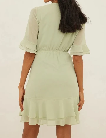 Rochie scurta NA-KD, verde