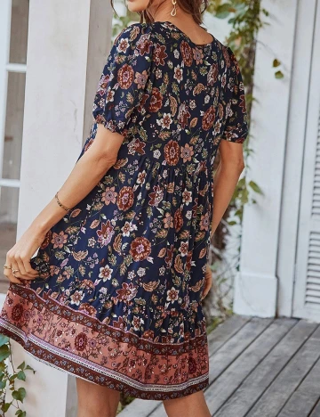 Rochie scurta SHEIN, floral Floral print