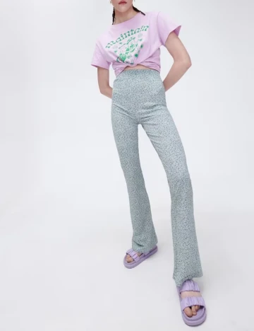 Pantaloni CROPP, floral