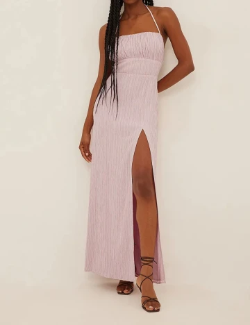 Rochie lunga NA-KD, roz