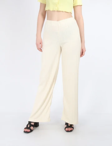 Pantaloni Reserved, crem
