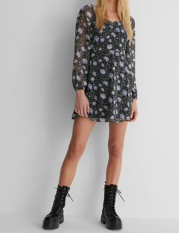 Rochie scurta NA-KD, floral