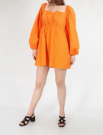 Rochie scurta NA-KD, portocaliu
