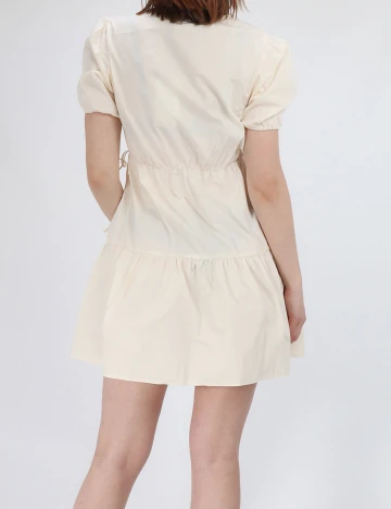 Rochie scurta NA-KD, crem
