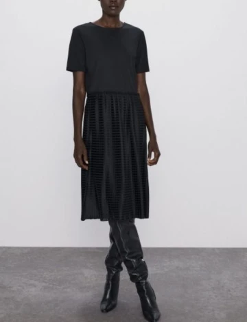 Rochie medie Zara, negru