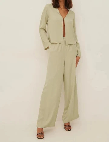 Pantaloni NA-KD, bej