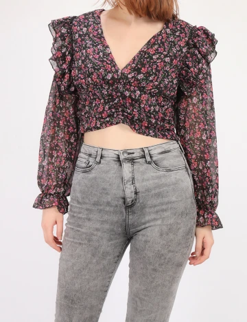 Top SHEIN, floral