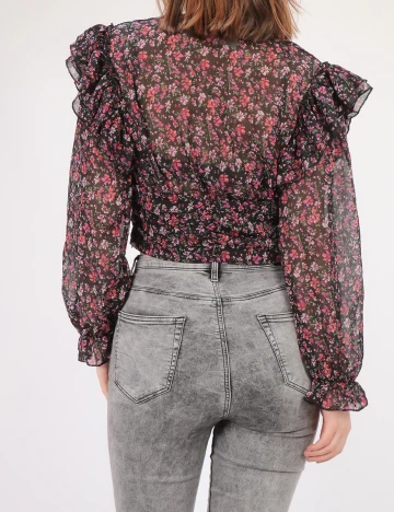 Top SHEIN, floral