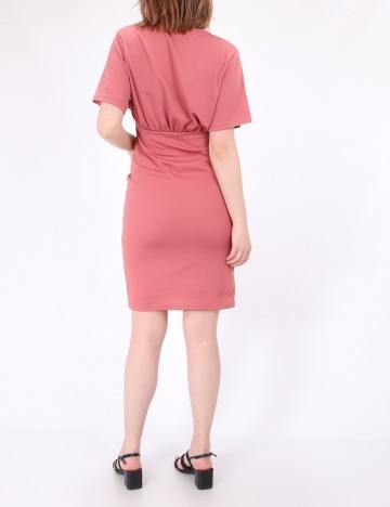 Rochie scurta SHEIN, roz pudra