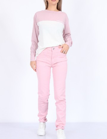 Pantaloni Only, roz, M/34